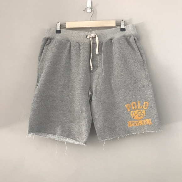 Grey polo sweat shorts Clearance